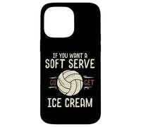 Voleibol Que Quieres Soft Serve Consigue Helado Mujeres Hombres Niños Carcasa para iPhone 14 Pro MAX