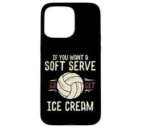 Voleibol Que Quieres Soft Serve Consigue Helado Mujeres Hombres Niños Carcasa para iPhone 15 Pro MAX