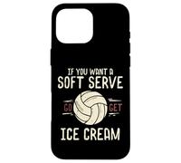 Voleibol Que Quieres Soft Serve Consigue Helado Mujeres Hombres Niños Carcasa para iPhone 16 Pro MAX