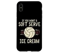 Voleibol Que Quieres Soft Serve Consigue Helado Mujeres Hombres Niños Carcasa para iPhone XS MAX
