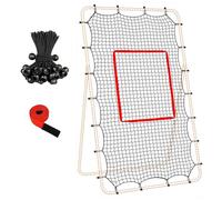 Voleibol Reboundnet 213 X 122 Centímetro Con Accesorios Y Portátil | Red de rebote deportivo con cordón elástico y objetivo para jardín al aire libre piscina campo casa gimnasio escuela