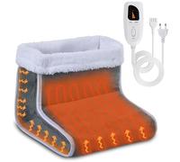 Volenx Calienta Pies, Calienta Pies Electrico con 6 Niveles de Temperatura y 4 Ajustes de Temporizador, Calentamiento Rápido, Apagado Automático, Gran Regalo para Papá y Mamá