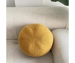 VOLGUT Almohada de Bola Cojines Redondos Decorativos Cojines de sofá de Estilo nórdico Cojín de Felpa Cojín Decorativo Redondo for sofá, sofá, Dormitorio (Color : 1)
