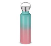 Volhoply 600ml Botellas Agua de Acero Inoxidable,Botella de Doble Pared Aislada al Vacío de 20 onzas con Tapa de Asa- Sin BPA,Termo de Metal a Prueba de Fugas para la Escuela,Excursionistas,Regalo