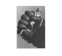 Voliko Póster vintage de la película clásica de Jessica Lange en "King Kong" de 1976, lienzo para pared, póster fotográfico, pintura para decoración de habitación, 30 x 45 cm