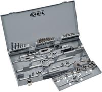 Volkel juego de macho de mano y corte de roscas M3 - 12, 42 piezas
