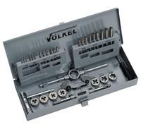 Volkel juego de machos de mano y placas de corte M3 - 12, 31 piezas