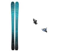 Volkl - Packs esquí de travesía - Pack Rise Above 88 W 2024 para Mujer de Madera - Azul Azul 149 cm.163 cm.170 cm