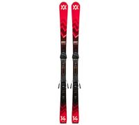 Volkl - Packs (esquí + fijaciones) - Racetiger SRC + vMotion 10 GW Black 2025 - Talla 158 cm - Rojo Rojo 158 cm