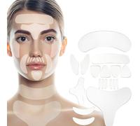 VolksRose Almohadillas Antiarrugas, Parches Antiarrugas Facial Patches - Parches Antiarrugas de Silicona Reutilizable para Frente Cuello Pecho Ojos, Antienvejecimiento, Mascarilla Hidratante