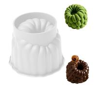 VolksRose Molde Silicona Forma Frambuesa 4 Pulgadas - Antiadherente Moldes de Silicona Apto Lavavajillas y Microondas - Moldes Reposteria Tarta para Bizcocho, Gelatina, Flan, Mousse, Jabón y Velas