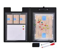 VolksRose Pizarra Táctica Magnética para Entrenadores - Pizarra de Baloncesto Mejorada con Piezas Magnéticas Fuertes y 2 Rotuladores - Regalo para Estrategia Análisis de Partido y Preparación Táctica