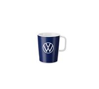 Volkswagen 000069601BR - Taza de café, diseño de logotipo de porcelana, color azul