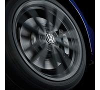 Volkswagen 000071213D - Tapacubos dinámicos para llanta LM, con Logo en Marcha