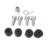 Volkswagen 000071597D Juego de 4 pernos de rueda M14