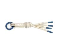 Volkswagen 11A087013084 - Llavero con cierre de mosquetón, color blanco