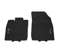 Volkswagen 11B06150282V - Alfombrillas de Goma para Todas Las Condiciones climáticas, 2 Alfombrillas de Goma Delanteras, con inscripción ID.4
