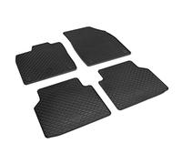 Volkswagen 11B061550041 - Juego de 4 Alfombrillas de Goma para Todo Tipo de Clima, Color Negro