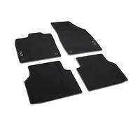 Volkswagen 11E061270WGK - Juego de 4 Alfombrillas de Tela de Terciopelo para Coche, con inscripción ID.5, Color Negro