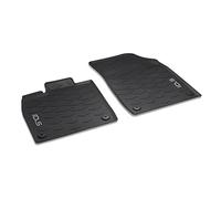 Volkswagen 11E06150282V - Alfombrillas de Goma para Todas Las Condiciones climáticas, 2 Alfombrillas de Goma Delanteras, con Texto ID.5