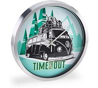 Volkswagen 1H2050810 T1 Bulli - Reloj con diseño de autobús (30 cm), Color Verde