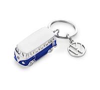 Volkswagen 1H2087010B Llavero Bus T1 Bulli 3D Logo Colgante Azul/Blanco, Longitud [mm]: 44 Ancho [mm]: 19 Altura [mm]: 21