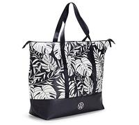 Volkswagen 1H4087317A - Bolsa de Playa, Color Negro y Blanco con Logotipo de VW