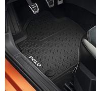 Volkswagen 2G106150282V - Alfombrillas de Goma para Todas Las Condiciones climáticas, Color Negro, con Texto en Polo