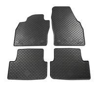 Volkswagen 2G1061550A041 - Alfombrillas de Goma para Todo Tipo de Clima, 4 Unidades, Color Negro