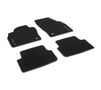Volkswagen 2G7061270WGK - Juego de 4 Alfombrillas de Tela de Terciopelo, Color Negro, con Texto Taigo