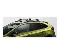 Volkswagen 2G7071151 - Baca para Coche con Ranura en T, Color Plateado, Solo para vehículos con rieles de Techo