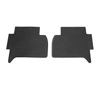 Volkswagen 2H006151282V - Alfombrillas para Todas Las Condiciones climáticas, 2 Alfombrillas de Goma traseras, Color Negro