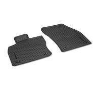 Volkswagen 2K806150282V - Juego de 2 Alfombrillas de Goma para Coche, Todo Tipo de Clima, Color Negro, con Texto Caddy