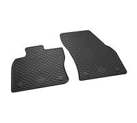 Volkswagen 2K8061551041 - Juego de 2 Alfombrillas de Goma para Todo Tipo de Clima, Color Negro