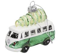 Volkswagen 3A2087790GT1 - Colgante para árbol de Navidad VW T1 Bulli con Purpurina, Color Verde
