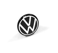 Volkswagen 5H0601171FOD Tapa de buje Pieza de Recambio (1 Pieza) Tapa de buje Tapa de Rueda llanta de aleación Negro/Cromo 65mm