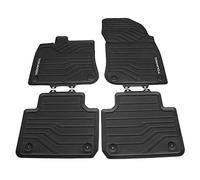 Volkswagen 76106150082V - Alfombrillas de Goma para Todas Las Condiciones climáticas, 4 Piezas, Color Negro con Texto Touareg