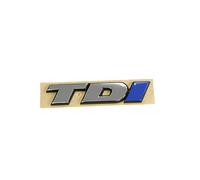Volkswagen 7D0853675CHCE - Emblema para portón trasero, cromado y azul