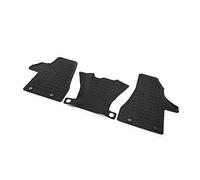 Volkswagen 7H1061500D82V - Juego de 3 Alfombrillas de Goma Delanteras para Todas Las Condiciones climáticas, Color Negro