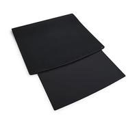 Volkswagen - Alfombra de Terciopelo con puntales de plástico, Compatible con Golf 8 Variant (5H), Color Negro