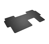 Volkswagen Alfombrilla para Todo Clima, Compatible con ID.Buzz, Material Reciclable, Segunda Fila de Asientos, Titanschwarz, Antideslizante, Ajuste Exacto