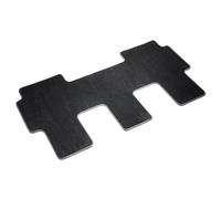 Volkswagen Alfombrilla Textil Premium, Compatible con ID.Buzz Desde 2023, Segunda Fila de Asientos, Negro y Gris, Antideslizante, Ajuste