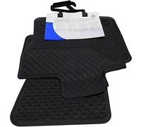 Volkswagen Alfombrillas de Goma Fuãÿ Original Touran Allwetter Alfombrillas Titanio Negro Delantero