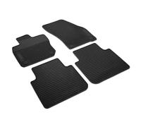 Volkswagen Alfombrillas de Goma Original, Caucho Negro, Compatible con VW Tayron Desde 2025, Juego de 4 Piezas, Delanteras y Traseras, Ajuste