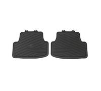 Volkswagen Alfombrillas de Goma, Original, Compatible con Golf 8 (5H) Variant/Alltrack Desde 2021, Juego de 2 Alfombrillas, Titanschwarz, Parte Trasera