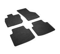 Volkswagen Alfombrillas de Goma Original, Compatible con Passat B9 (3J), Set de 4 Piezas, Negro, Delanteras y Traseras, Ajuste