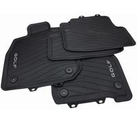 Volkswagen Alfombrillas de Goma Premium, Compatible con Golf 8 Variant Mild-Hybrid, Juego de 4 Piezas, Titanschwarz, Delanteras y Traseras, Ajuste Original