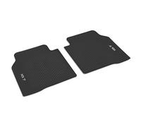Volkswagen Alfombrillas de Goma Premium, Compatible con ID.7 2023+, Caucho Negro, Juego de 2 Piezas, Parte Trasera, Ajuste Original