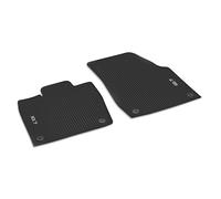 Volkswagen Alfombrillas de Goma Premium, Compatible con ID.7 Limousine y Tourer, Juego de 2 Piezas, Titanschwarz, Delanteras, Ajuste Original