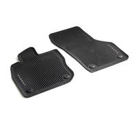 Volkswagen Alfombrillas de Goma Premium, Compatible con Passat B9 (3J) Variant 2024, Material de Caucho, Negro, Juego de 2 Piezas, Delanteras